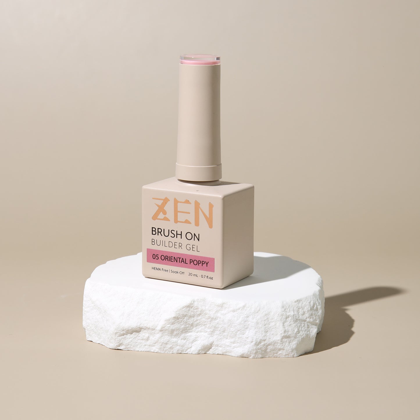 KaZEN Brush On Builder Gel - #05 Oriental Poppy
