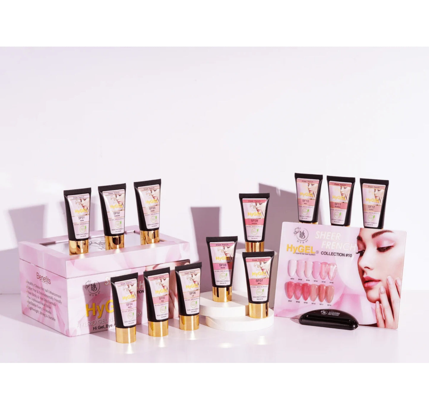 HyGel - #10 Sheer French Collection 12 Colors