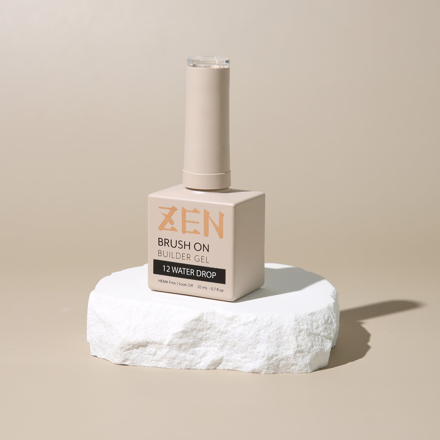 KaZEN Brush On Builder Gel - #12 Water Drop (Clear)