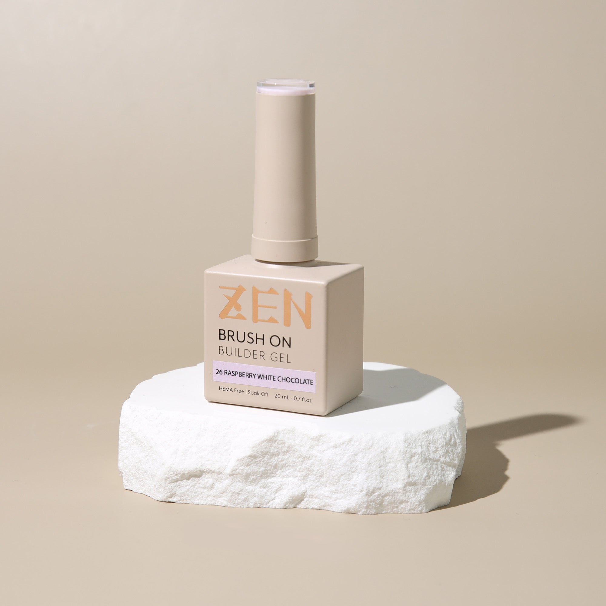 KaZEN Brush On Builder Gel - #26 Raspberry White Chocolate – Nails