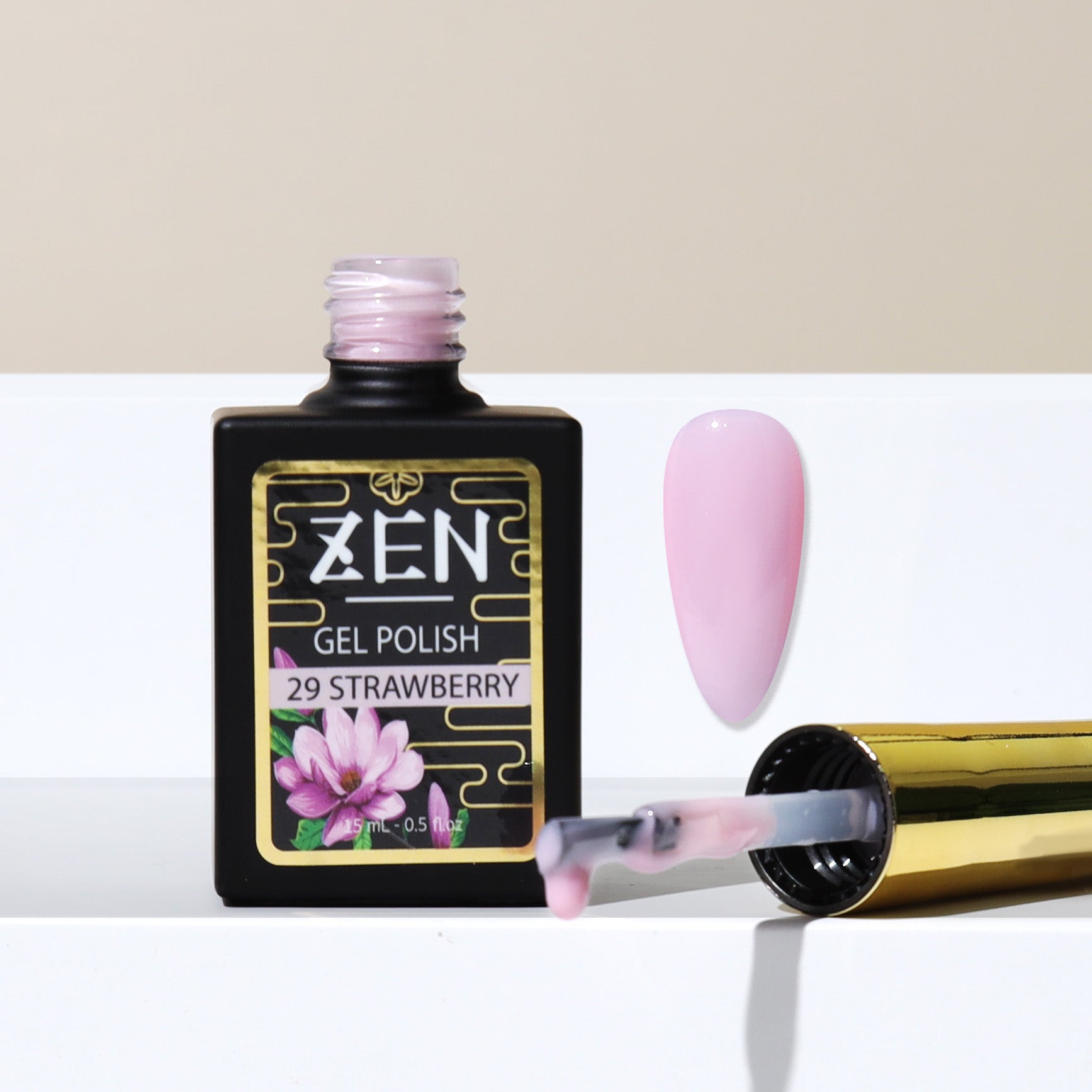 EVERNAIL K Rosy Bloom 専用粘着剤なし ZEN Milky Gel Polish - #29 Strawberry – Nails Plus