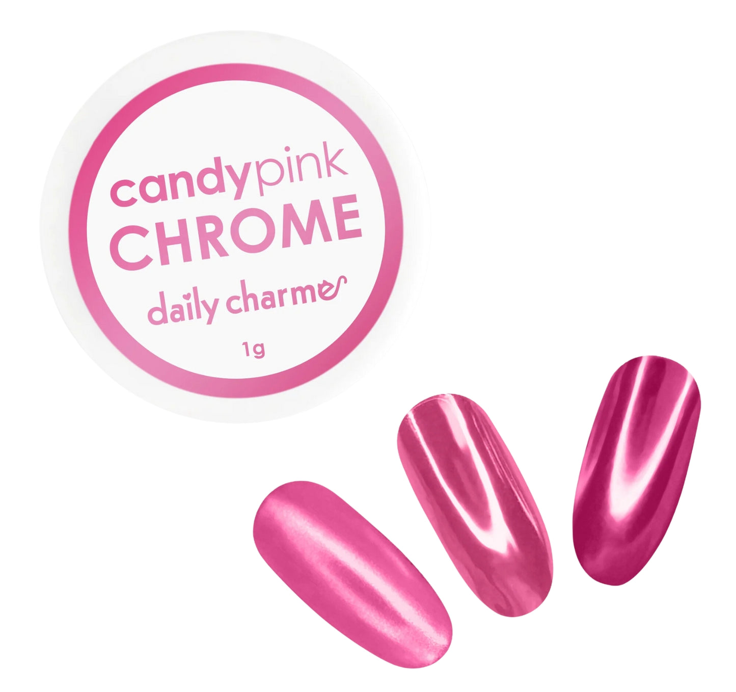 Mirror Chrome Candy Pink