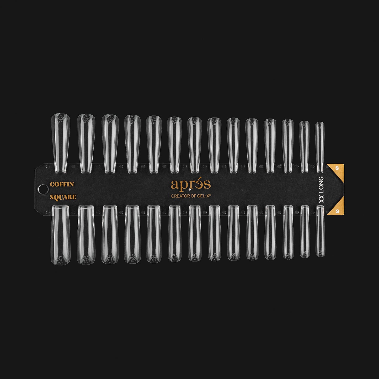 Gel-X Tip Swatch Sculpted Coffin/Square XX-Long