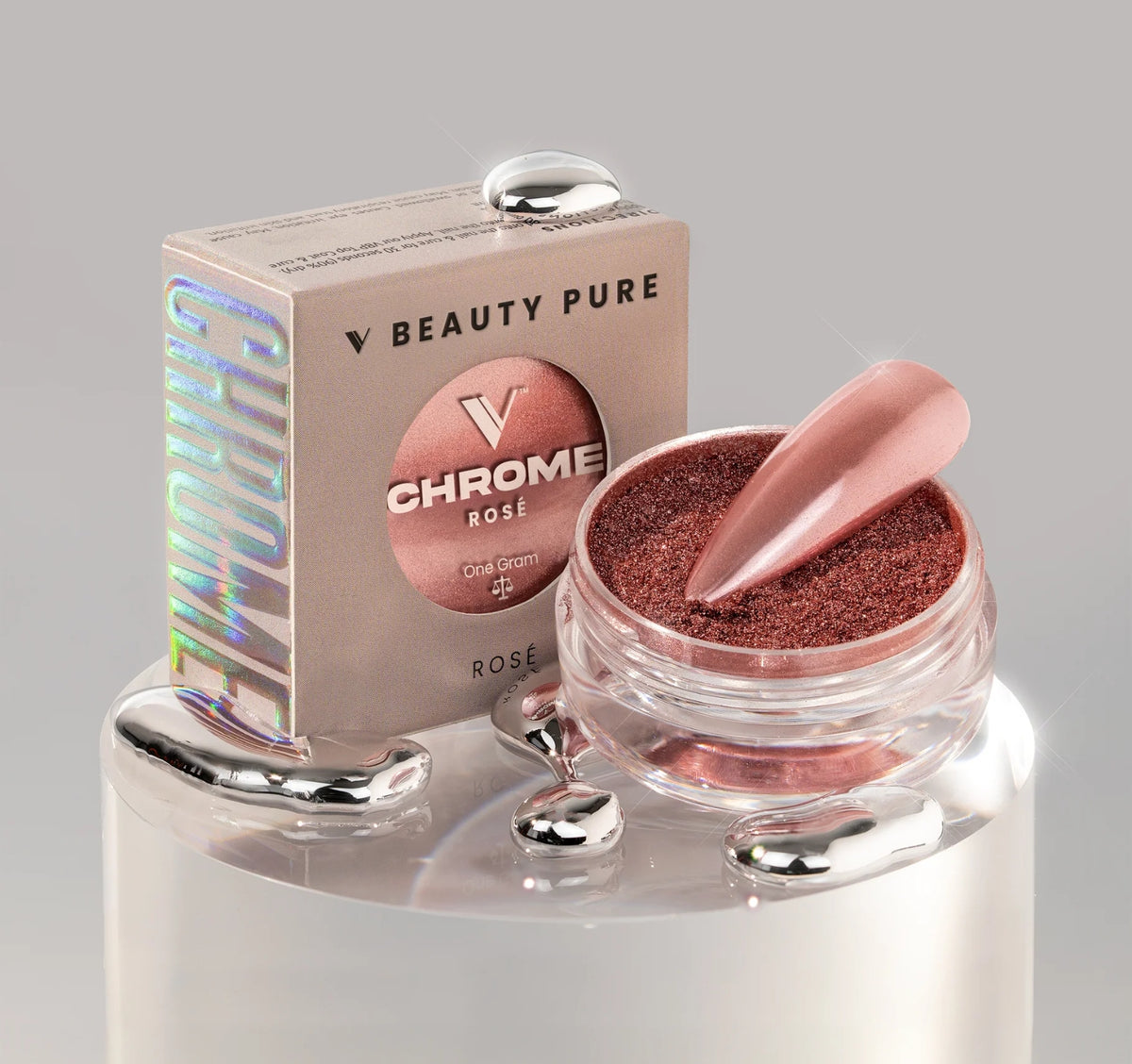 Chrome Powder - Rose Gold