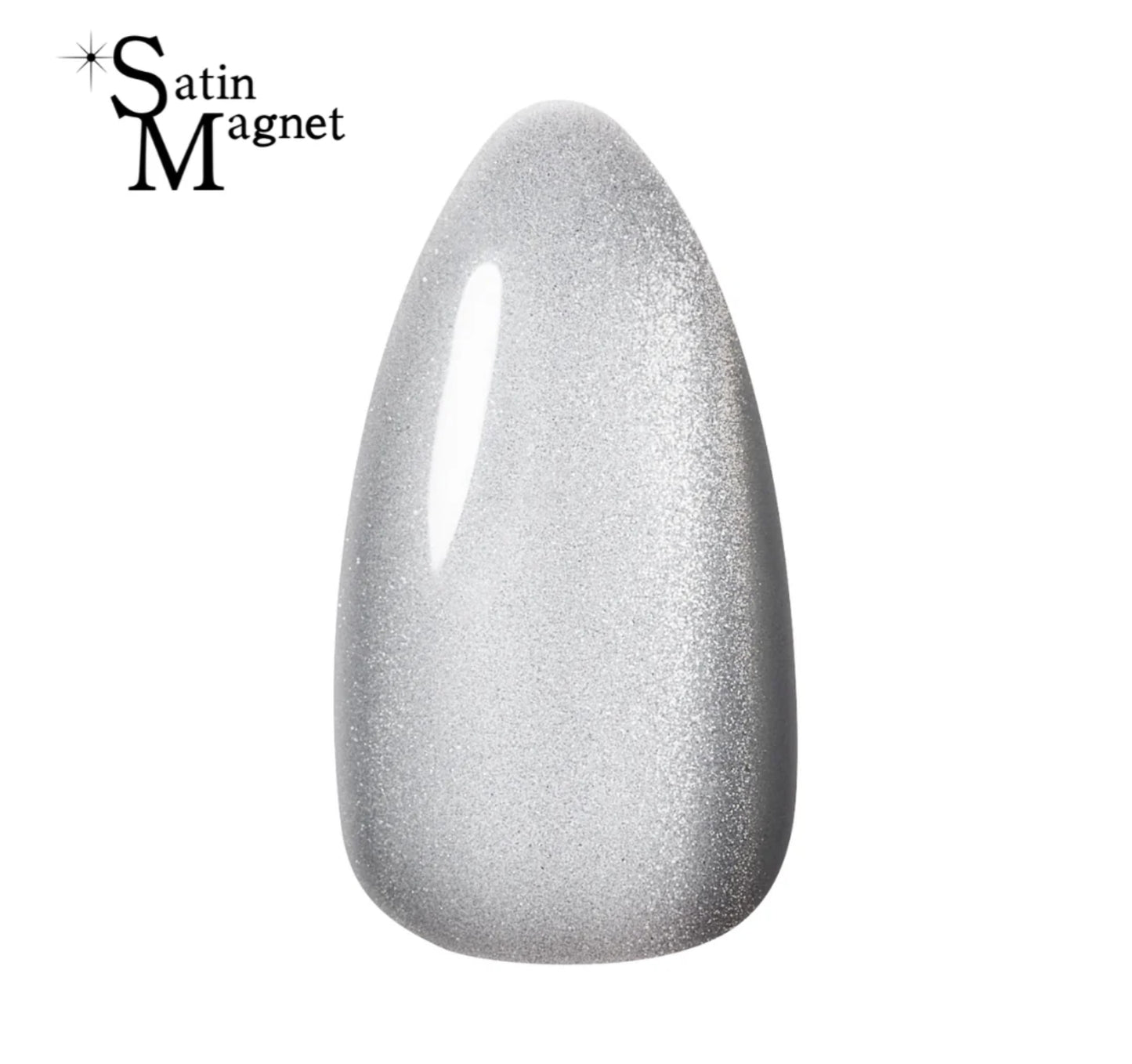 Cat Eye Satin Magnet SM-23 White Satin