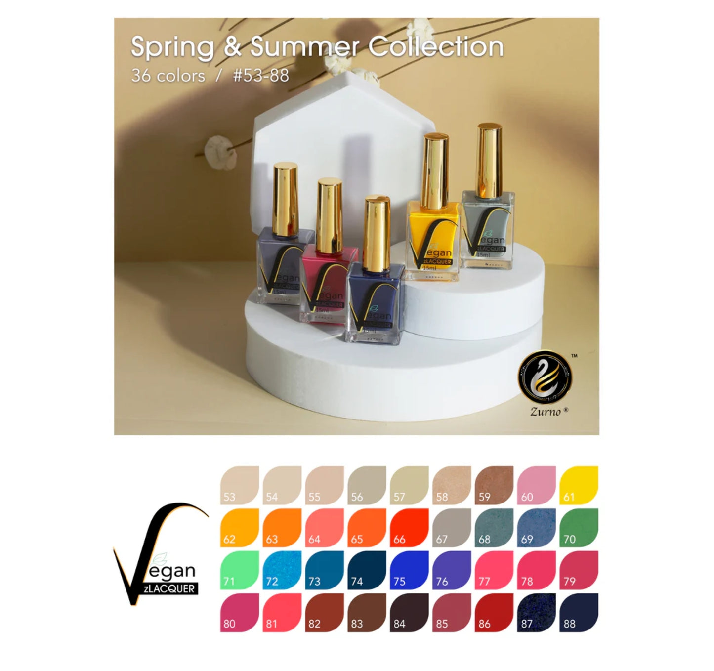 Polish zLacquer Spring and Summer Collection #053-088