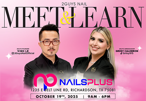 Join Us for the 2Guys Nail Art Event at Nails Plus – October 19, 2025