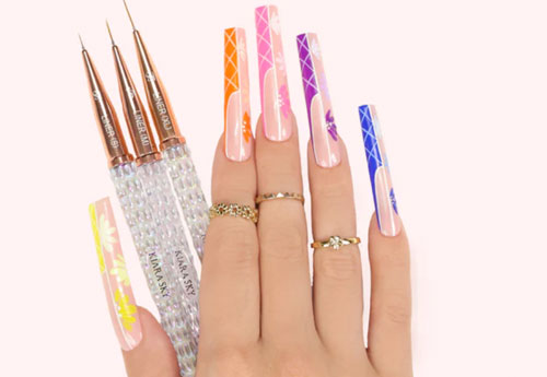 Nail Art Brushes by Kiara Sky at Nails Plus