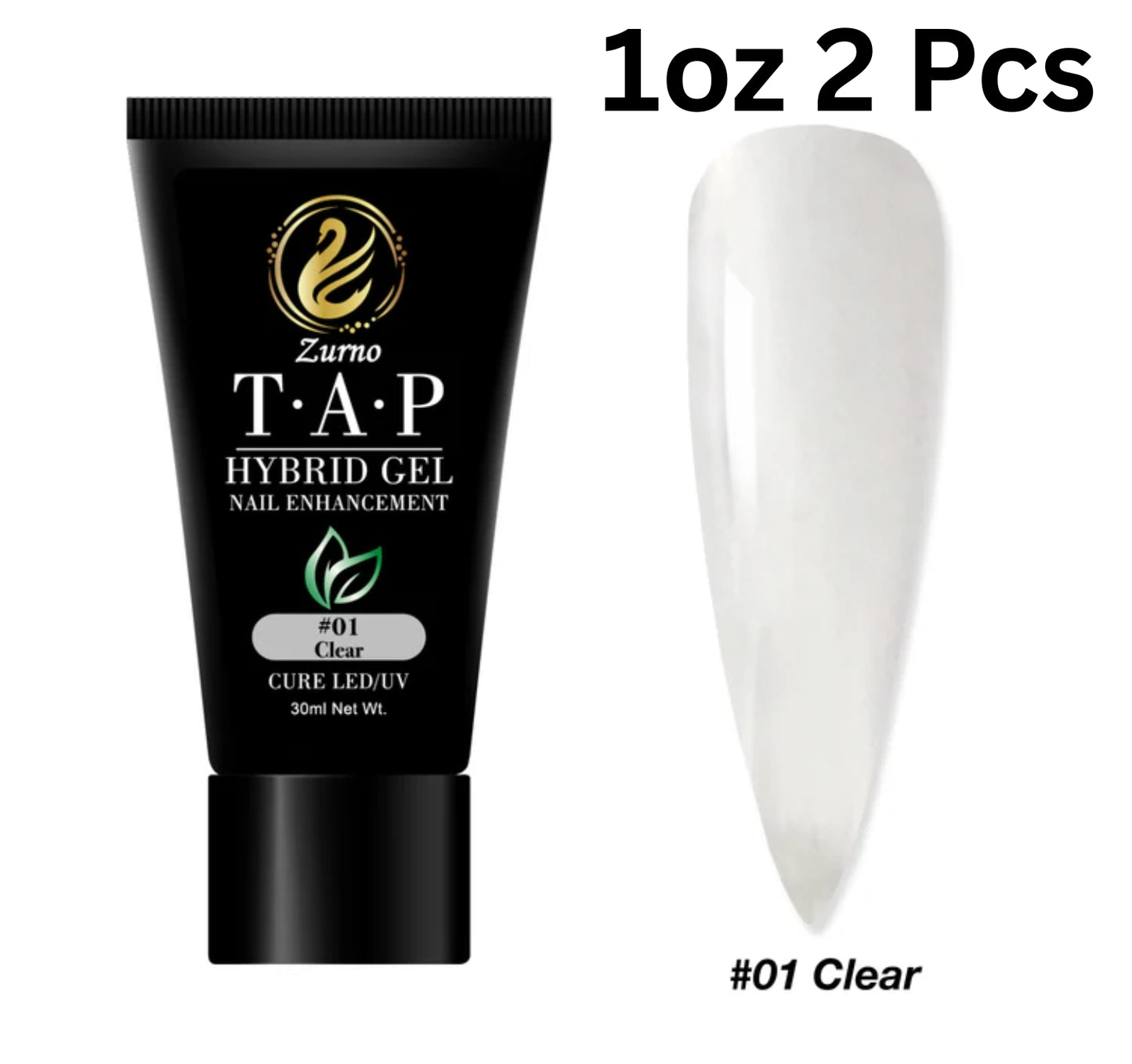 TAP Gel French - #01 Clear 2 Pack