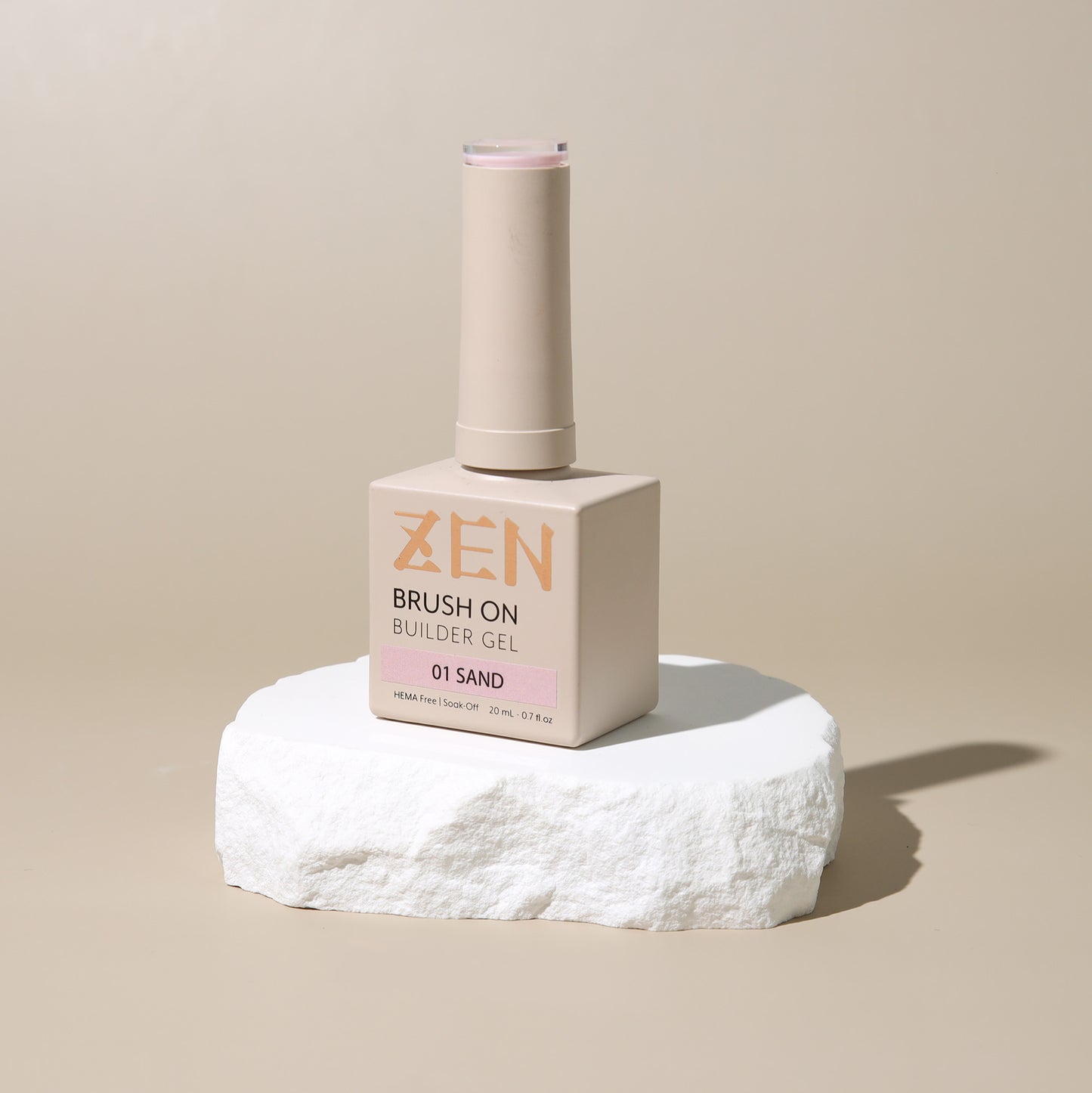 KaZEN Brush On Builder Gel - #01 Sand