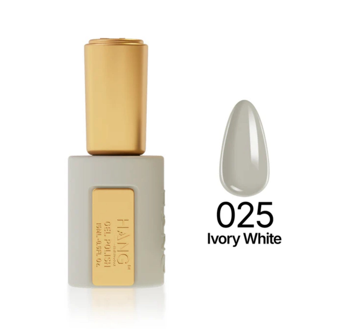 Gel Polish Premium Spring #025 Ivory White
