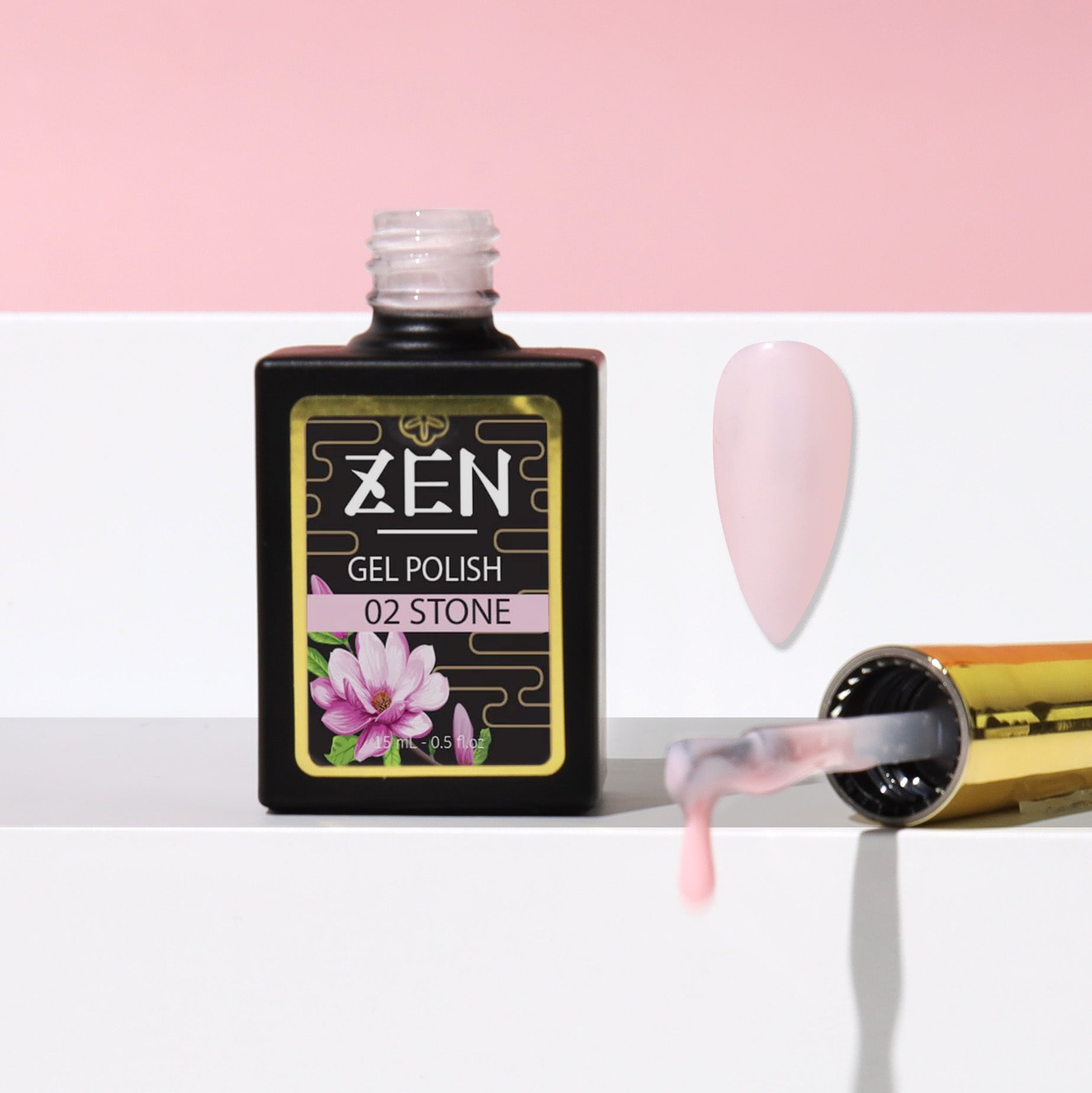 ジェル ZEN Milky Gel Polish - #15 Peony – Nails Plus