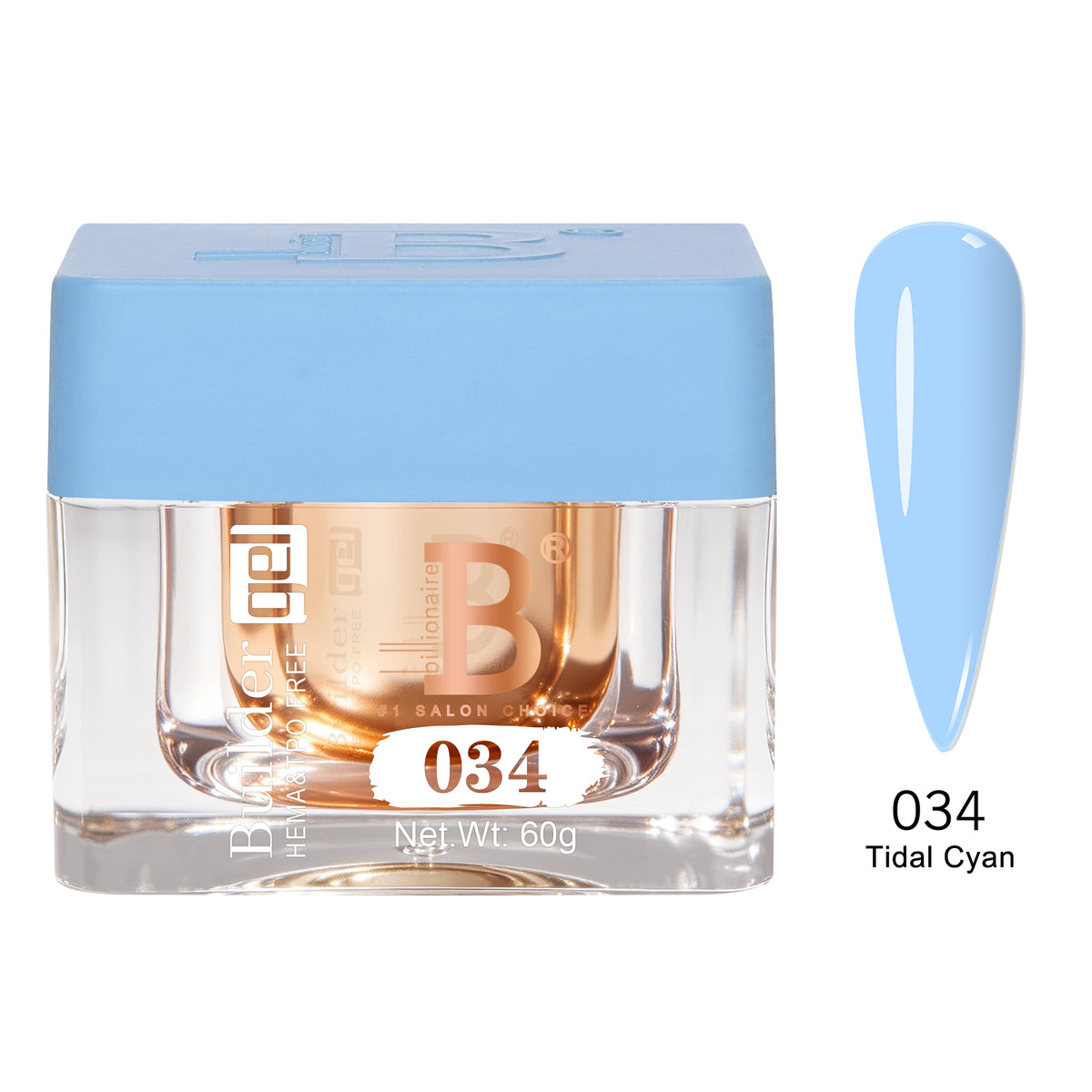Builder Gel Imperial #034 Tidal Cyan