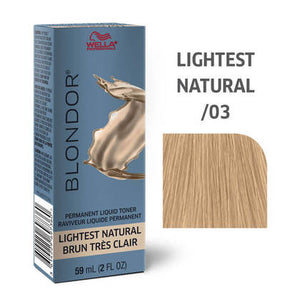 Blondor Liquid Hair Toner - /03 LightestáNatural  - WS