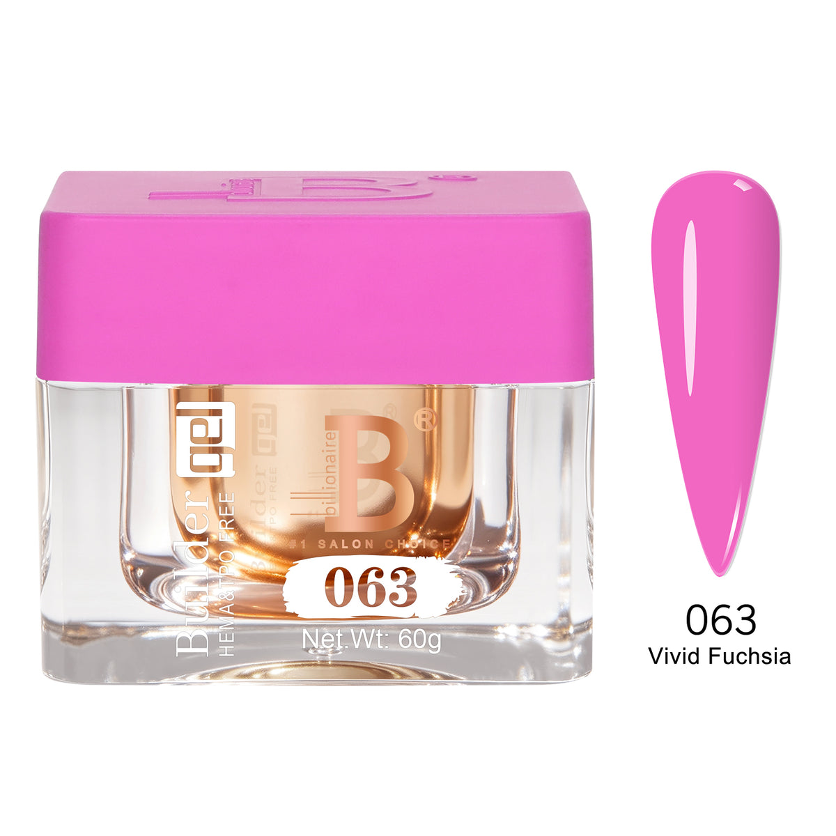 Builder Gel Imperial #063 Vivid Fuchsia