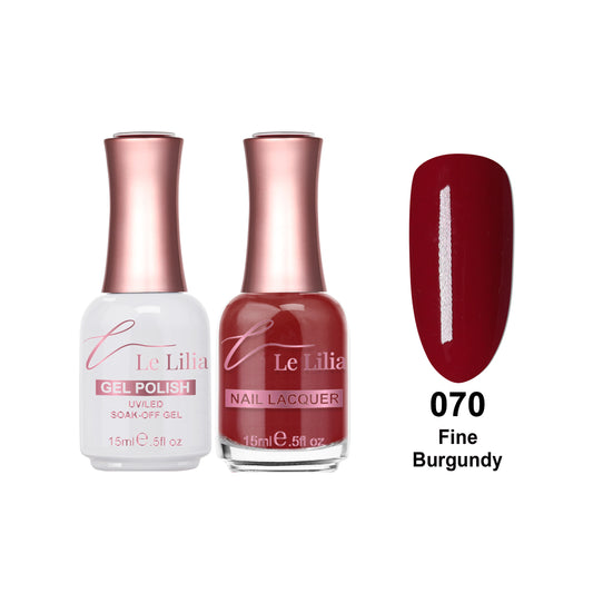 Duo #070 Fine Burgundy