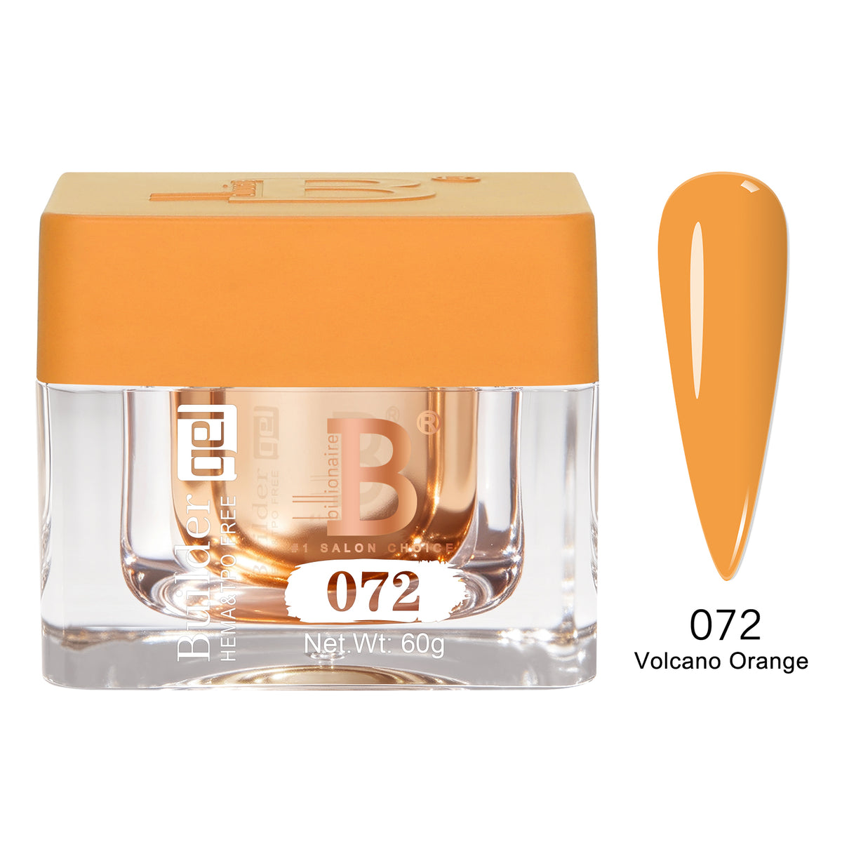 Builder Gel Imperial #072 Volcano Orange
