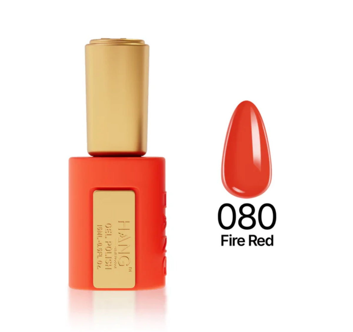 Gel Polish Premium Macaron #080 Fire Red