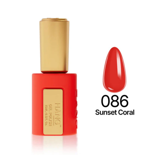 Gel Polish Premium Macaron #086 Sunset Coral
