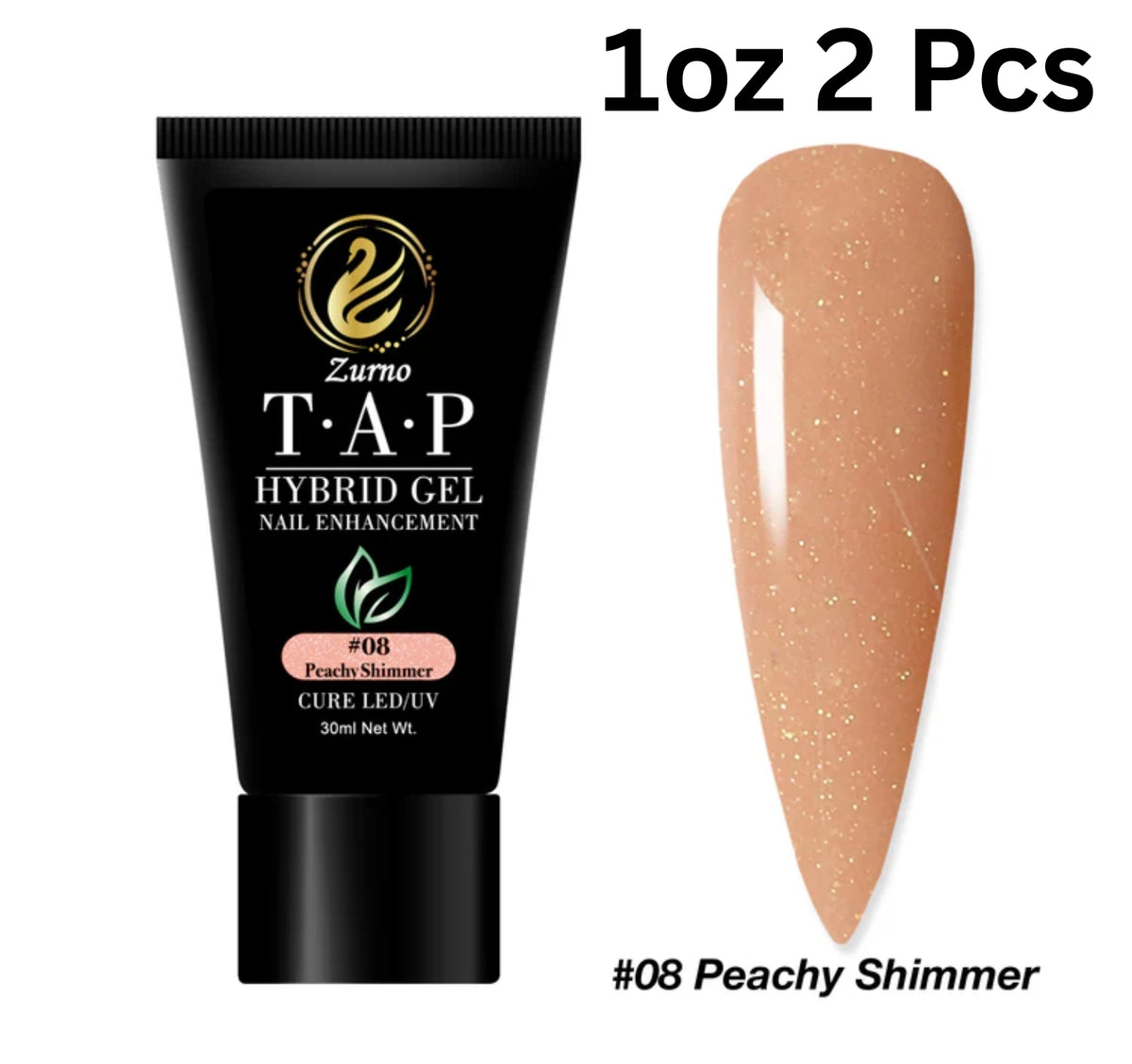 TAP Gel French - #08 Peachy Shimmer 2 Pack