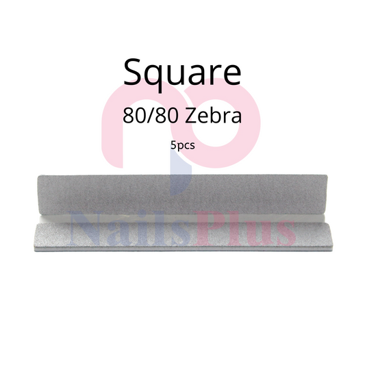 Nail File - Gold Series - Rectangle - 80/80 - WS