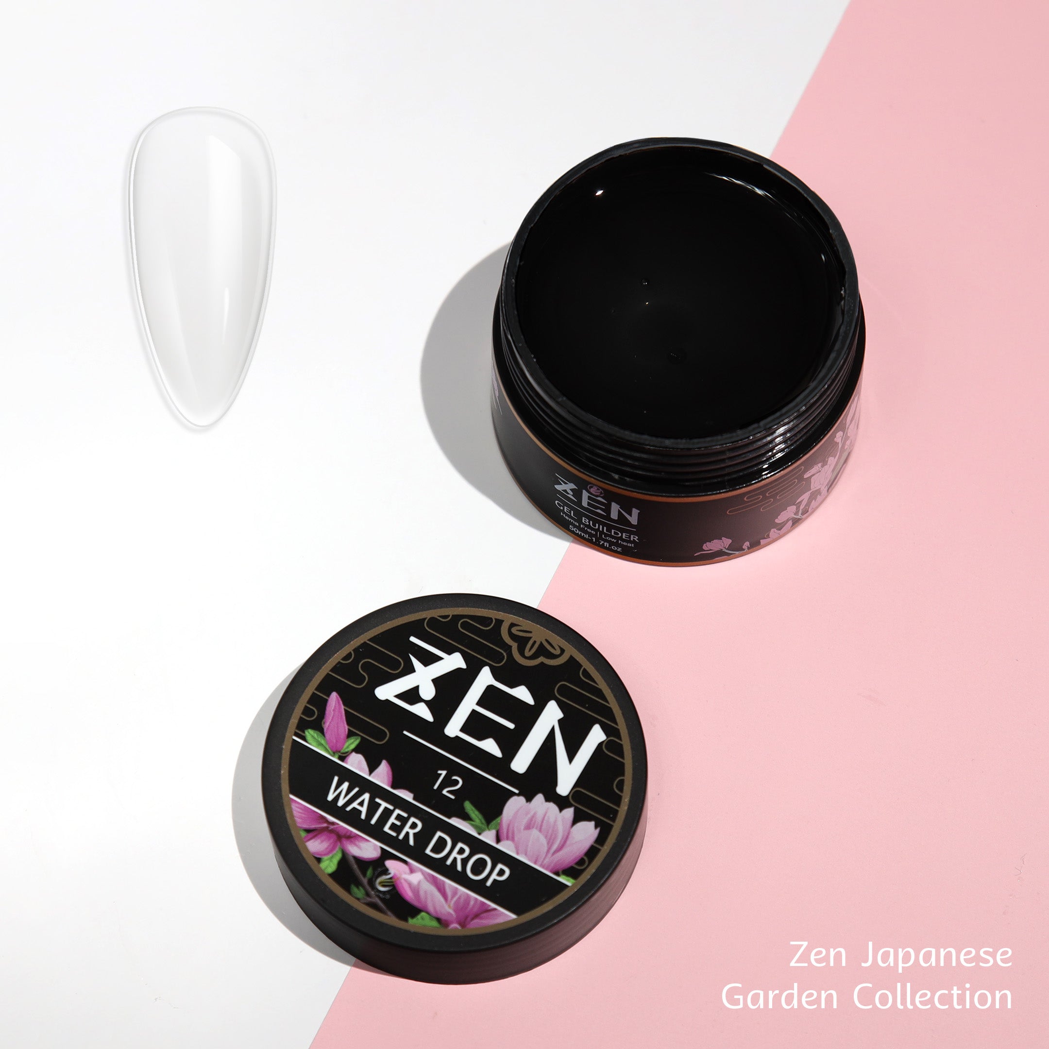 ZEN Builder Gel Jar - Water drop Clear – Nails Plus