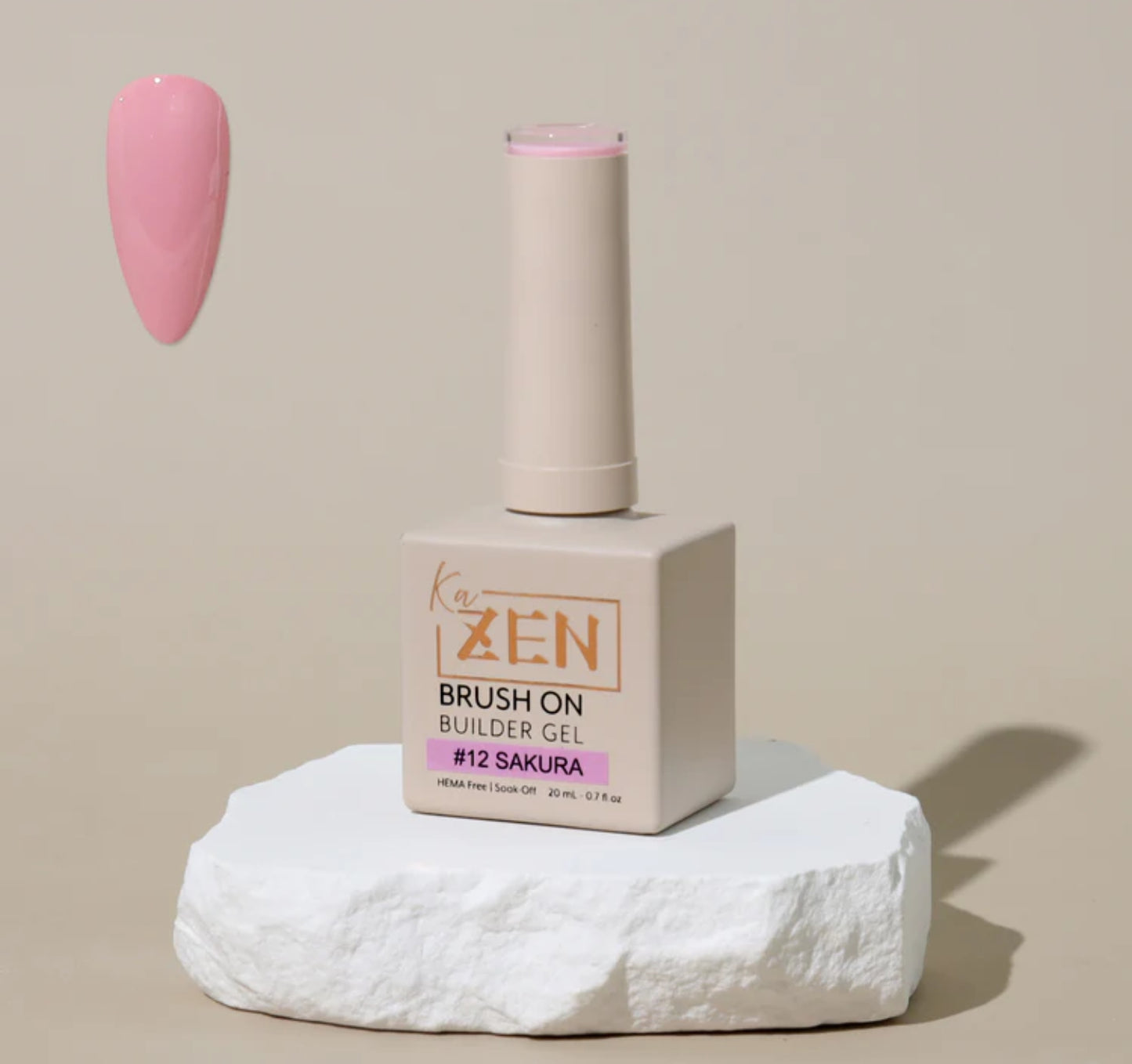 KaZEN Brush On Builder Gel - #12 Sakura