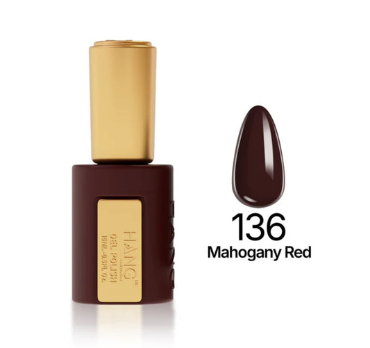 Gel Polish Premium Fall #136 Mahogany Red