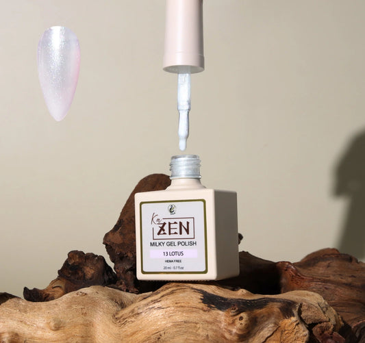 KaZen Milky Gel Polish - #013 Lotus