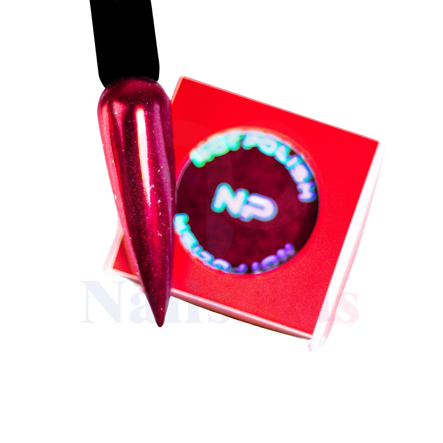Chrome Powder Ruby Crown