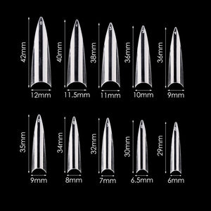 02 Clear Long Stiletto - WS