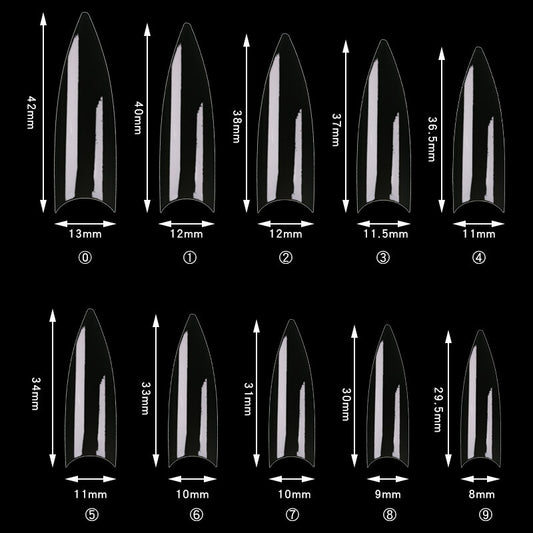 Clear Wide Stiletto