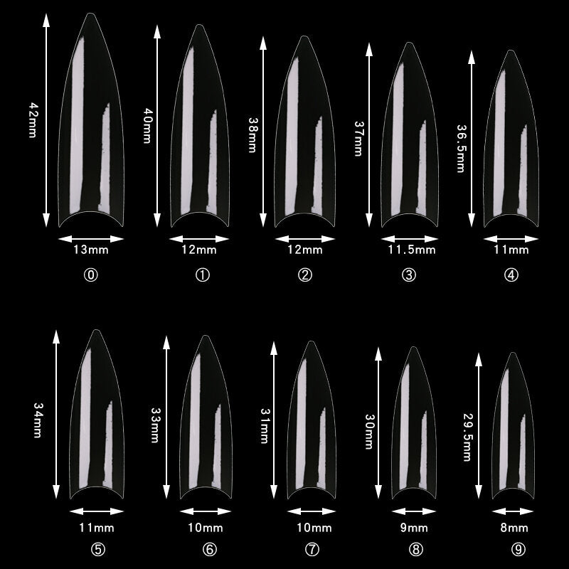 Clear Wide Stiletto