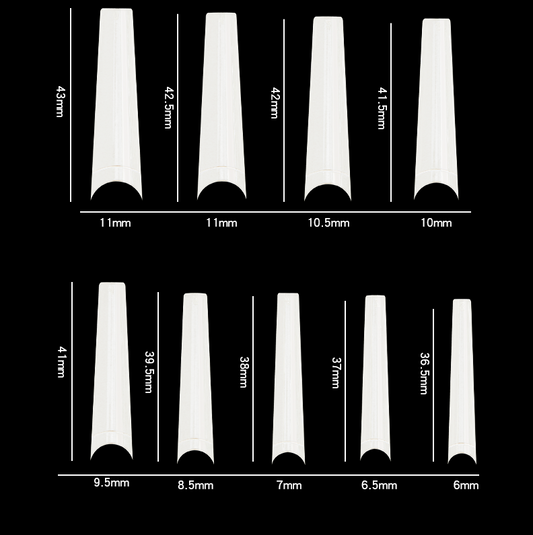 21 Natural Long Coffin