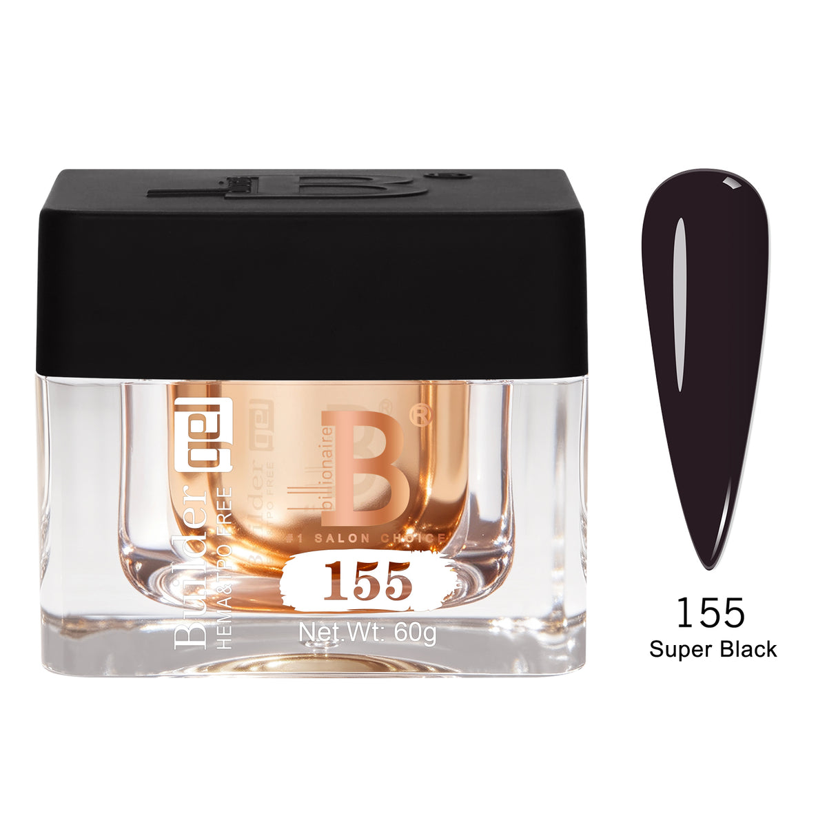 Builder Gel Imperial #155 Super Black