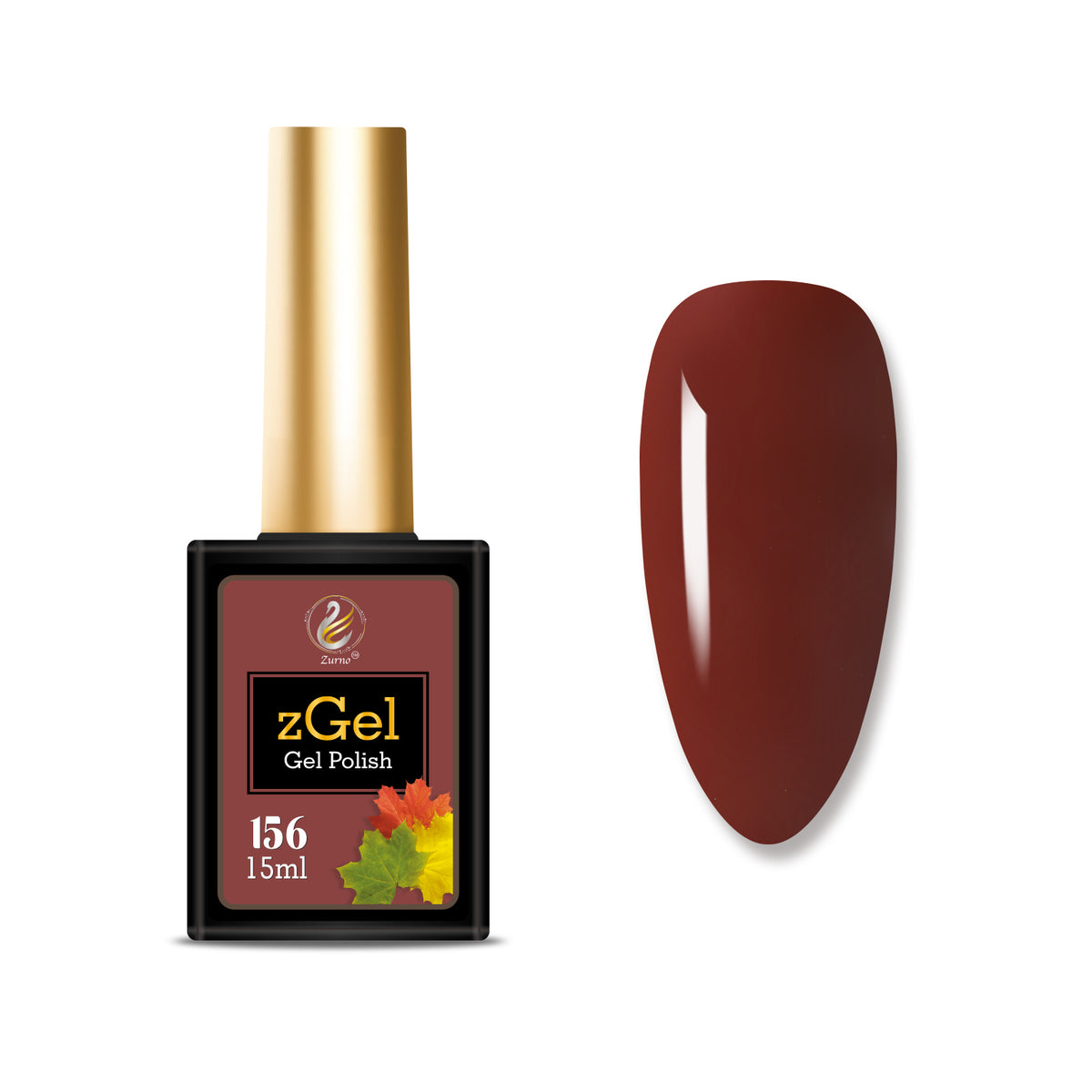 Gel Polish zGel - #156 Mahogany