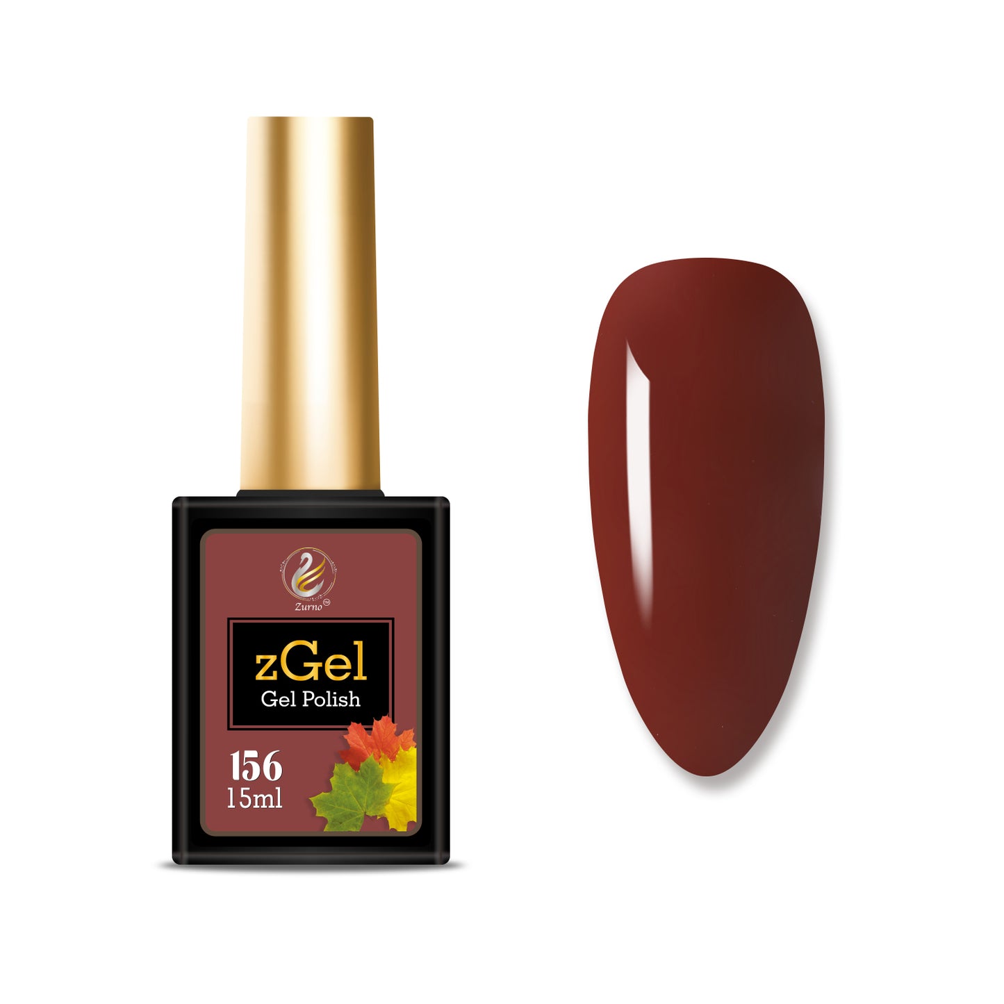 Gel Polish zGel - #156 Mahogany