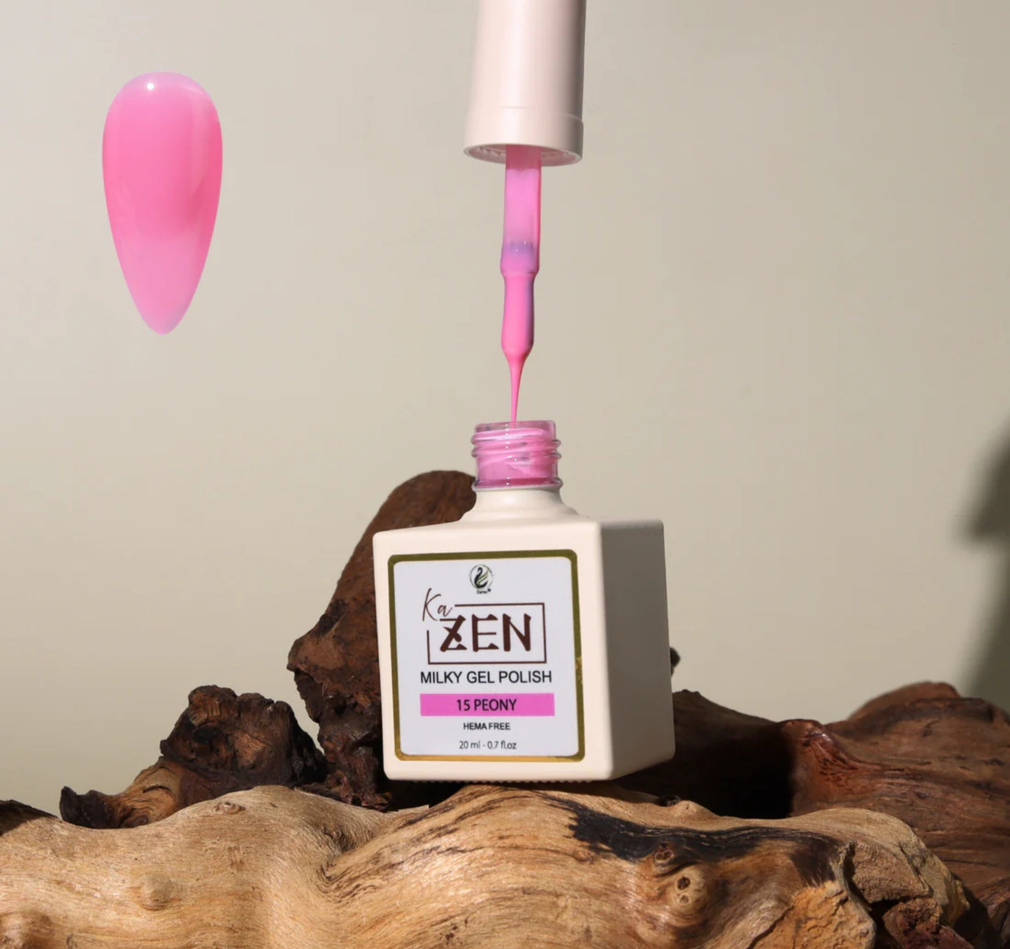 KaZEN Milky Gel Polish - #015 Peony