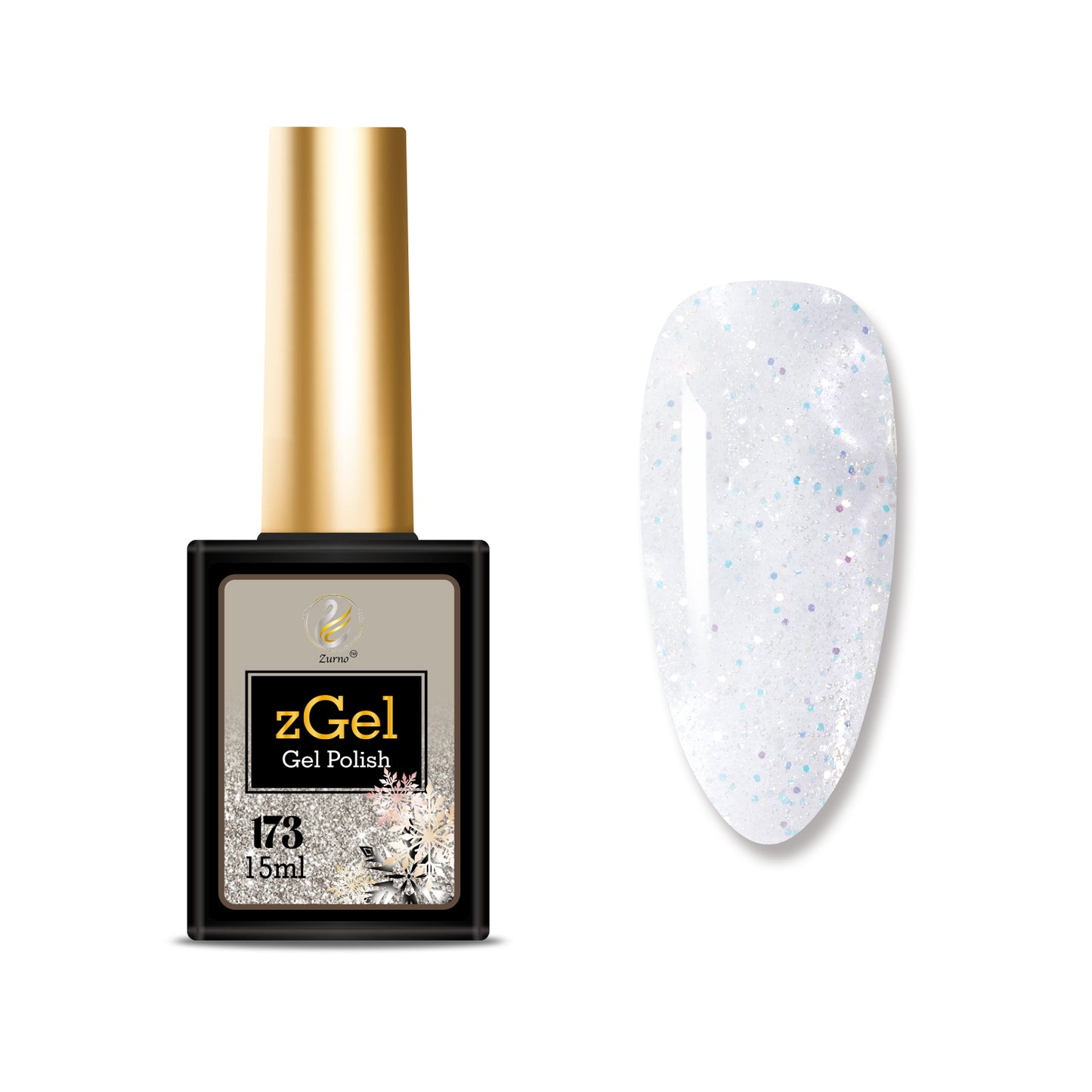 Gel Polish zGel - #173 Snowflake