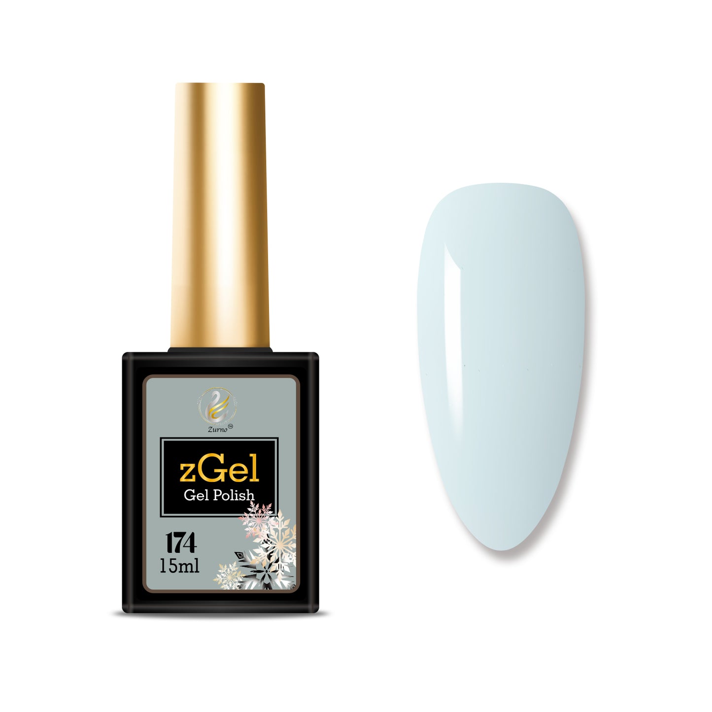 Gel Polish zGel - #174 Snow Day