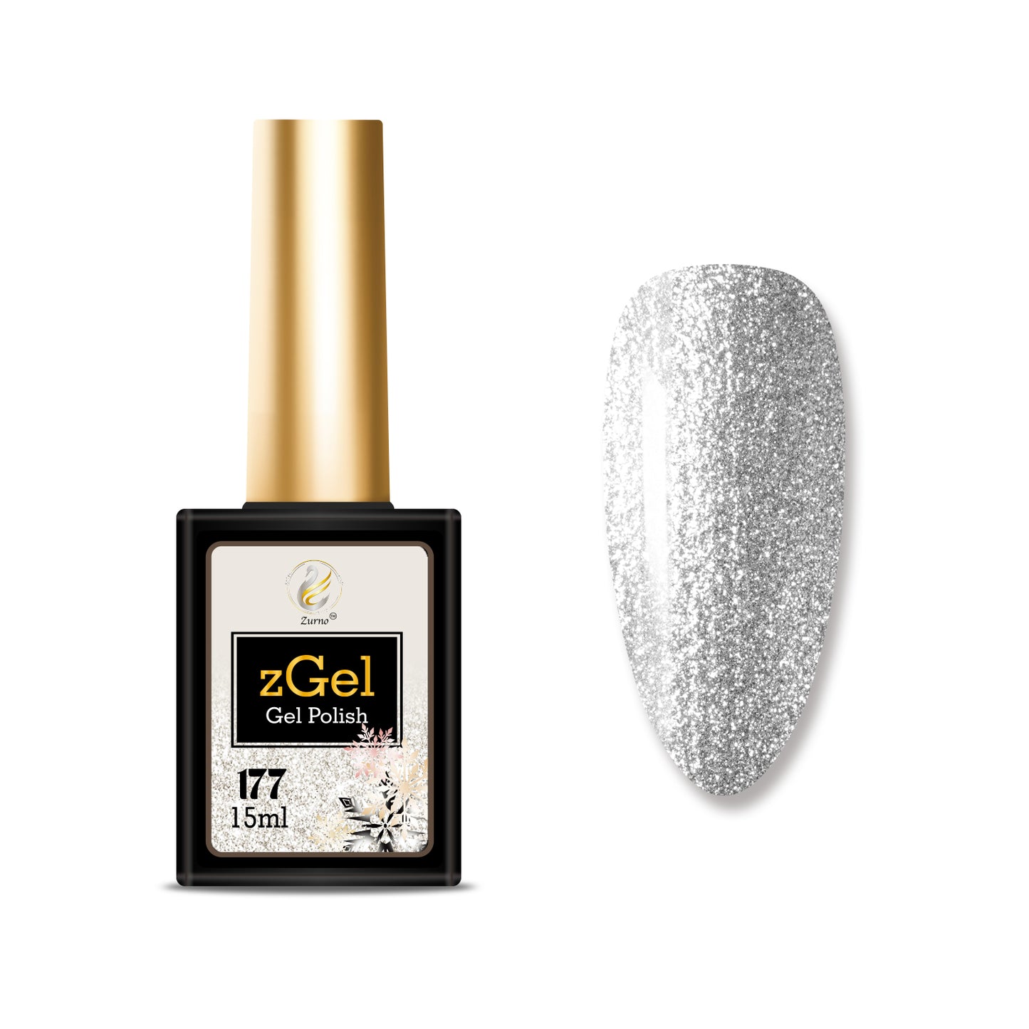 Gel Polish zGel - #177 Silver Bells