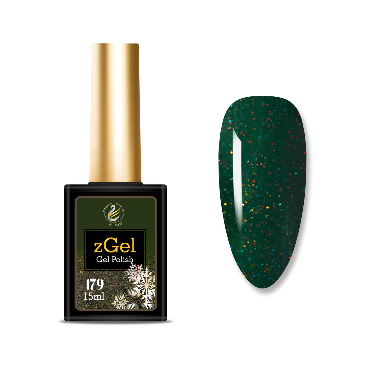 Gel Polish zGel - #179 Feliz Navidad