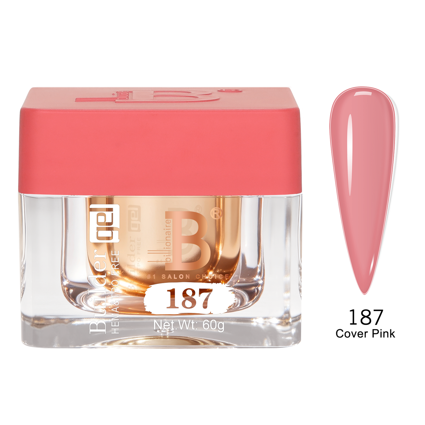 Sheer Builder Gel #187 - Cover Pink