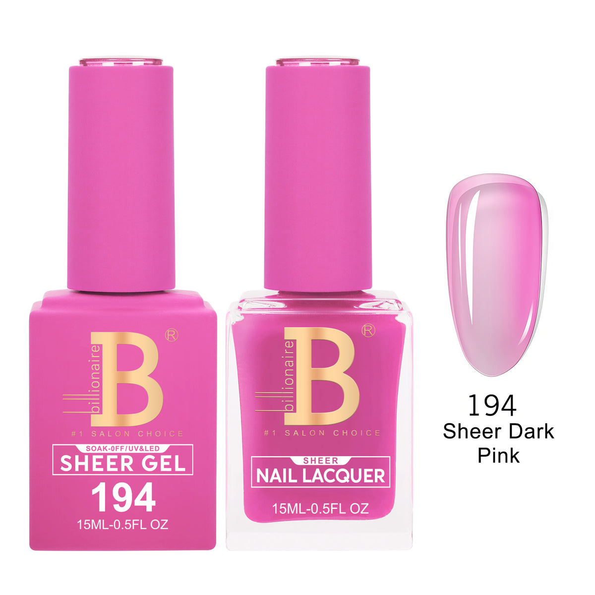 Imperial Duo #194 Sheer Dark Pink