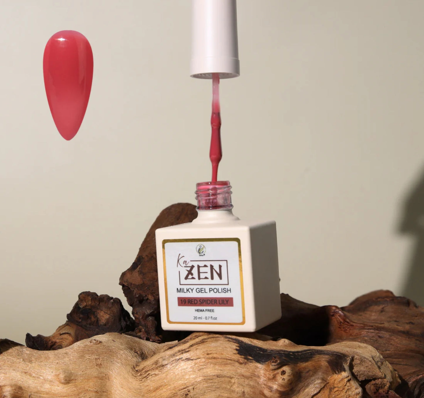 KaZEN Milky Gel Polish - #019 Red Spider Lily