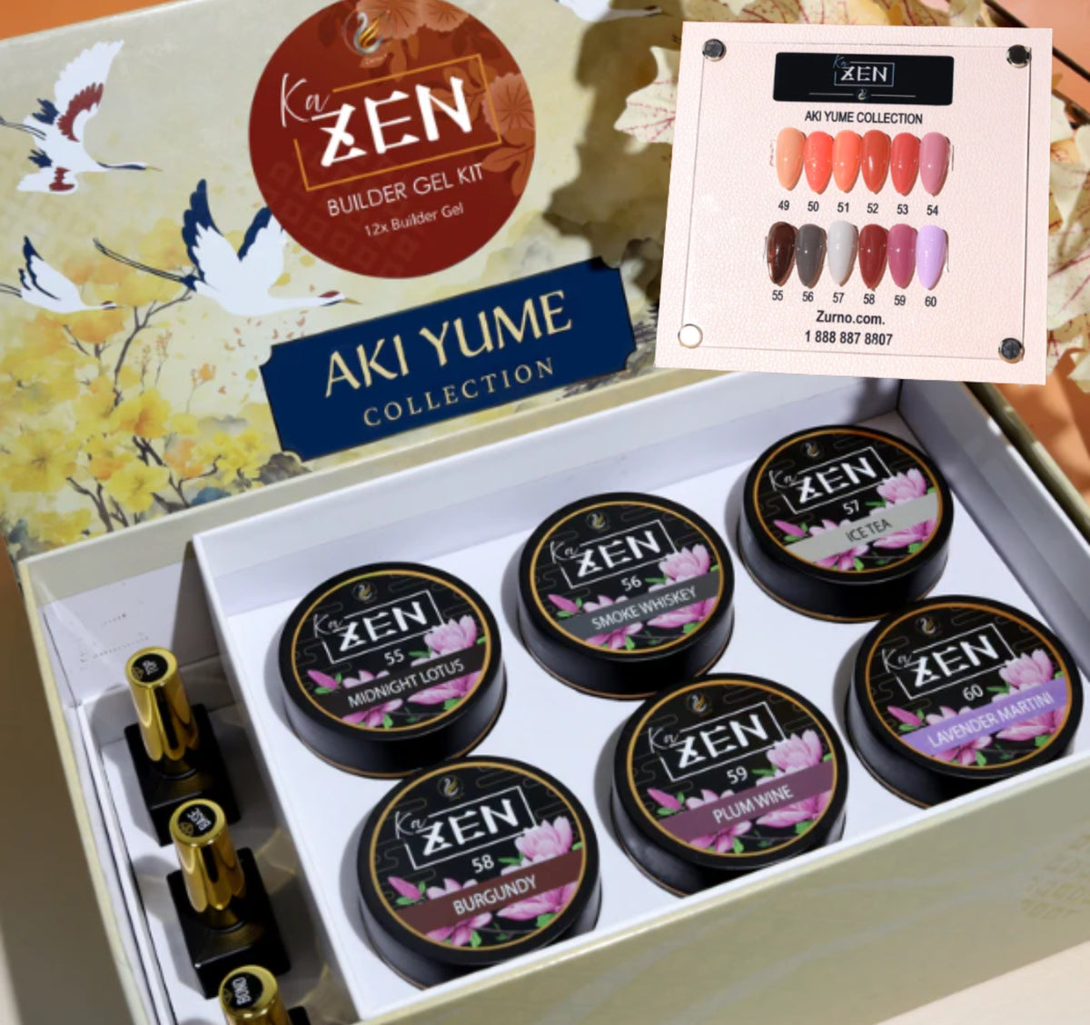 Zen Builder Gel Aki Yume Collection #49-60