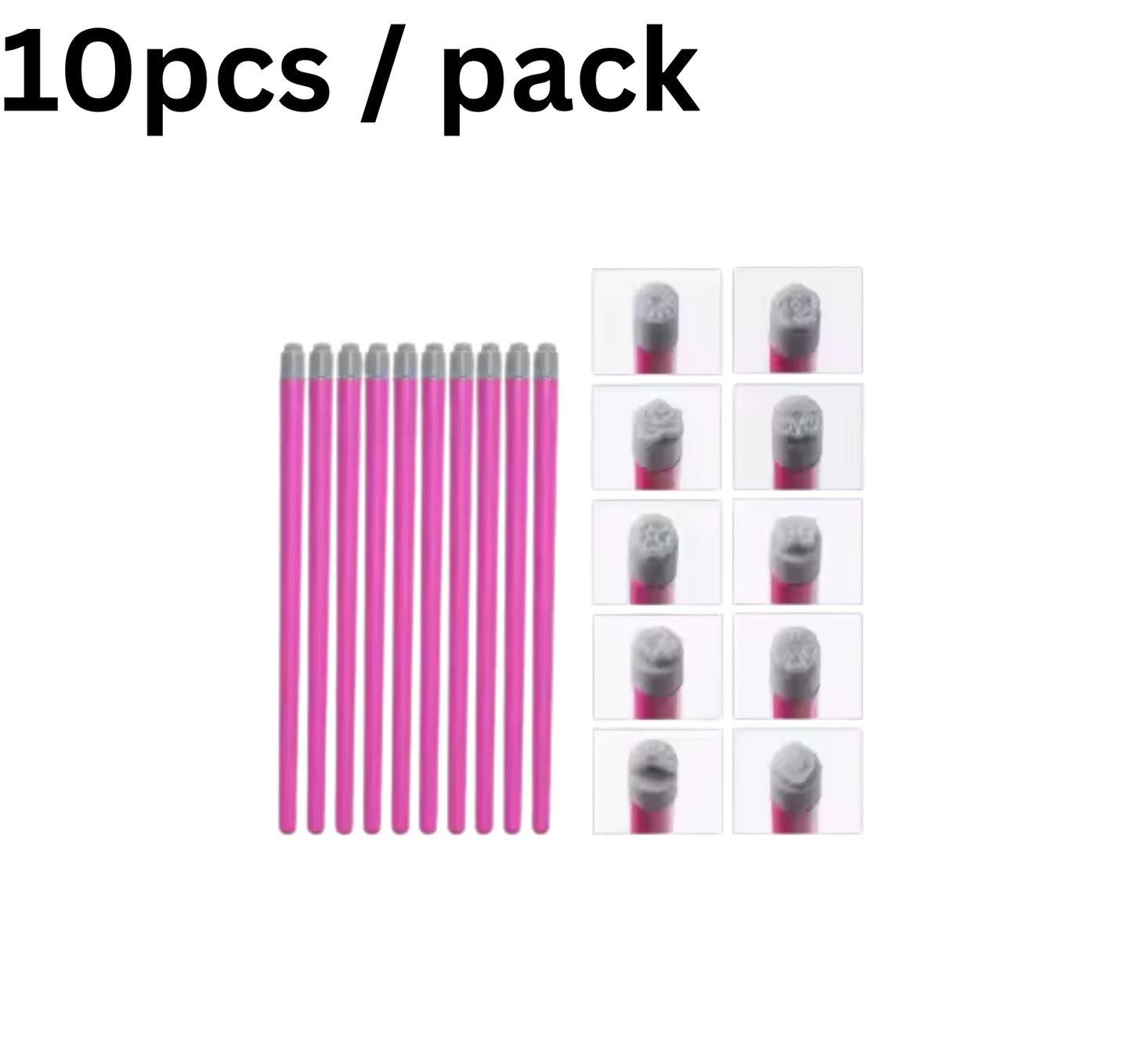 Stamp Pen Set 10pcs