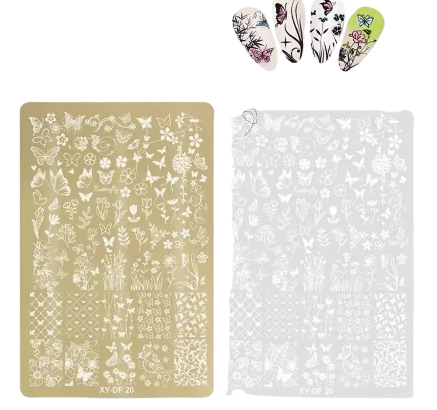 Stamping Plate #3 - Butterflies
