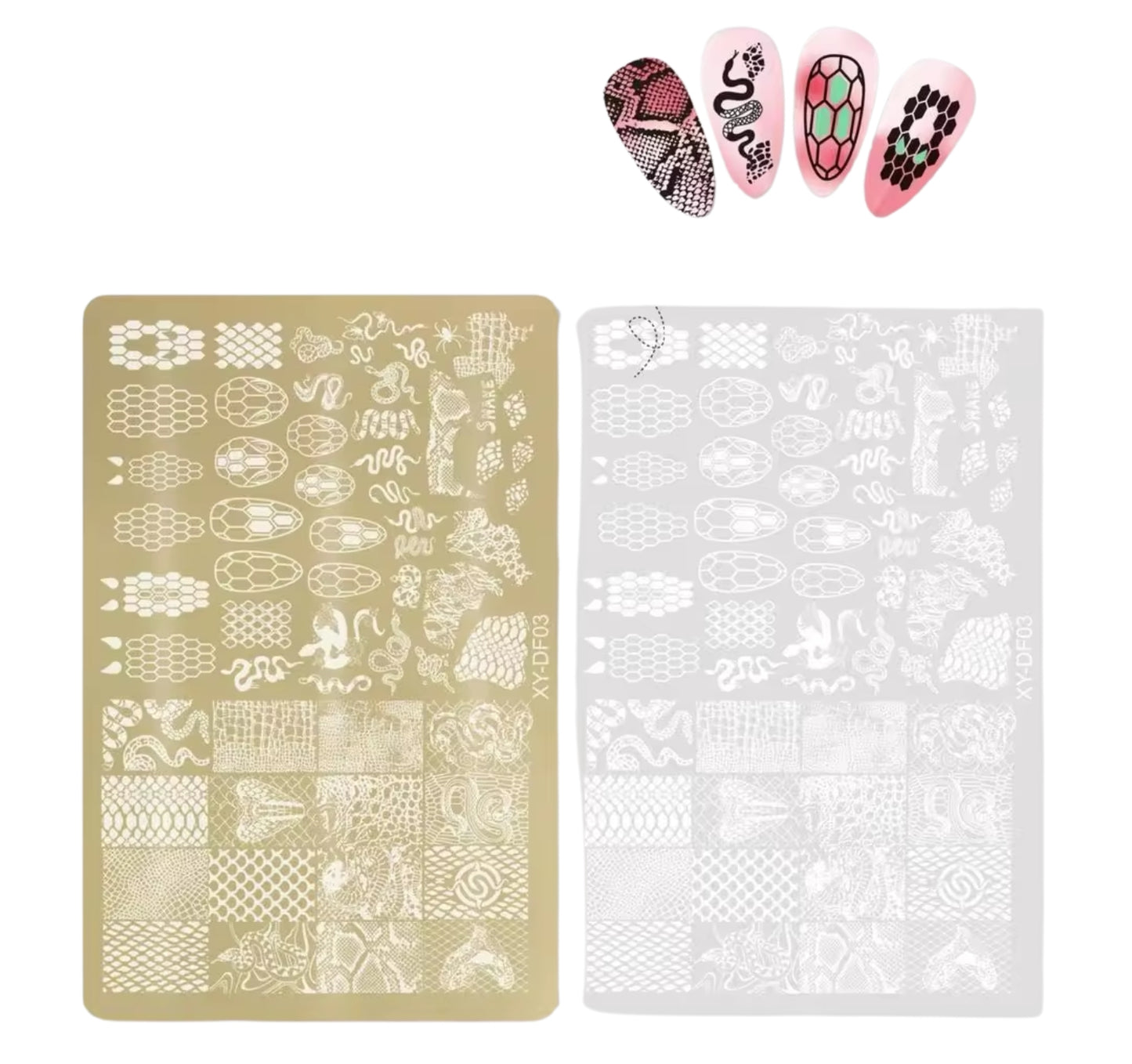 Stamping Plate #1 - Snakes
