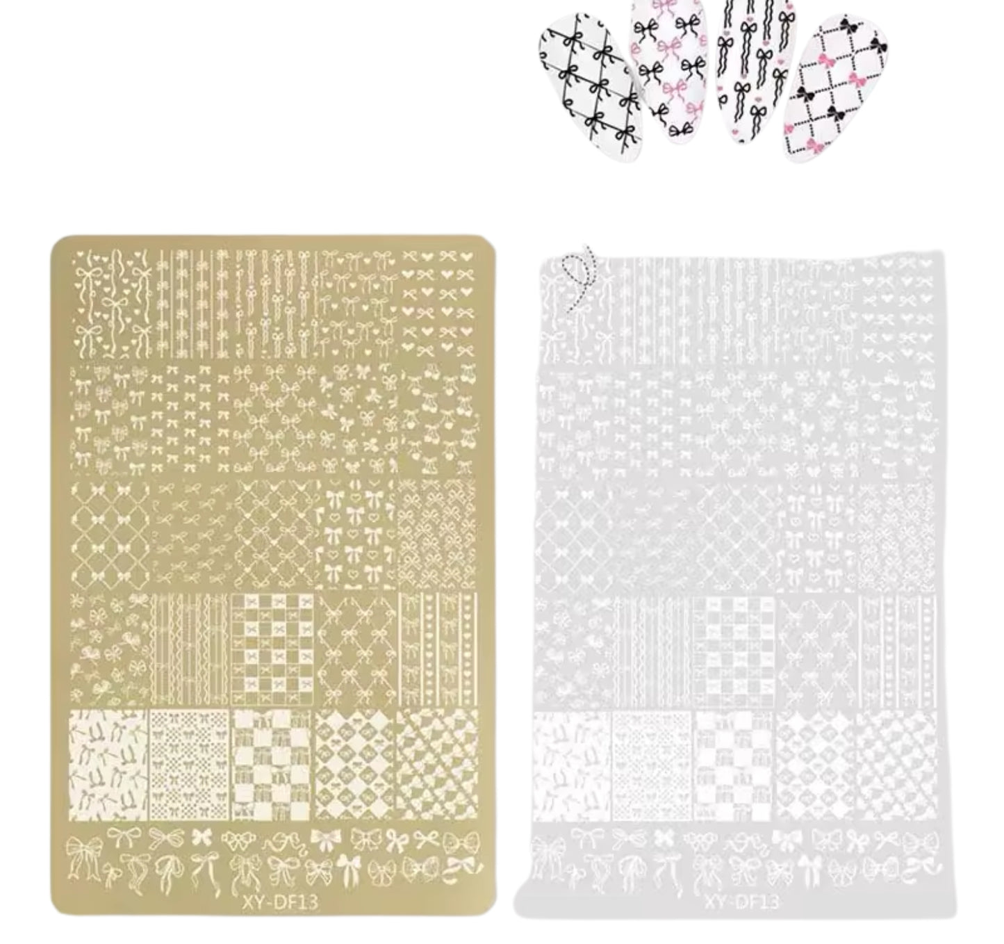 Stamping Plate #2 - Bows